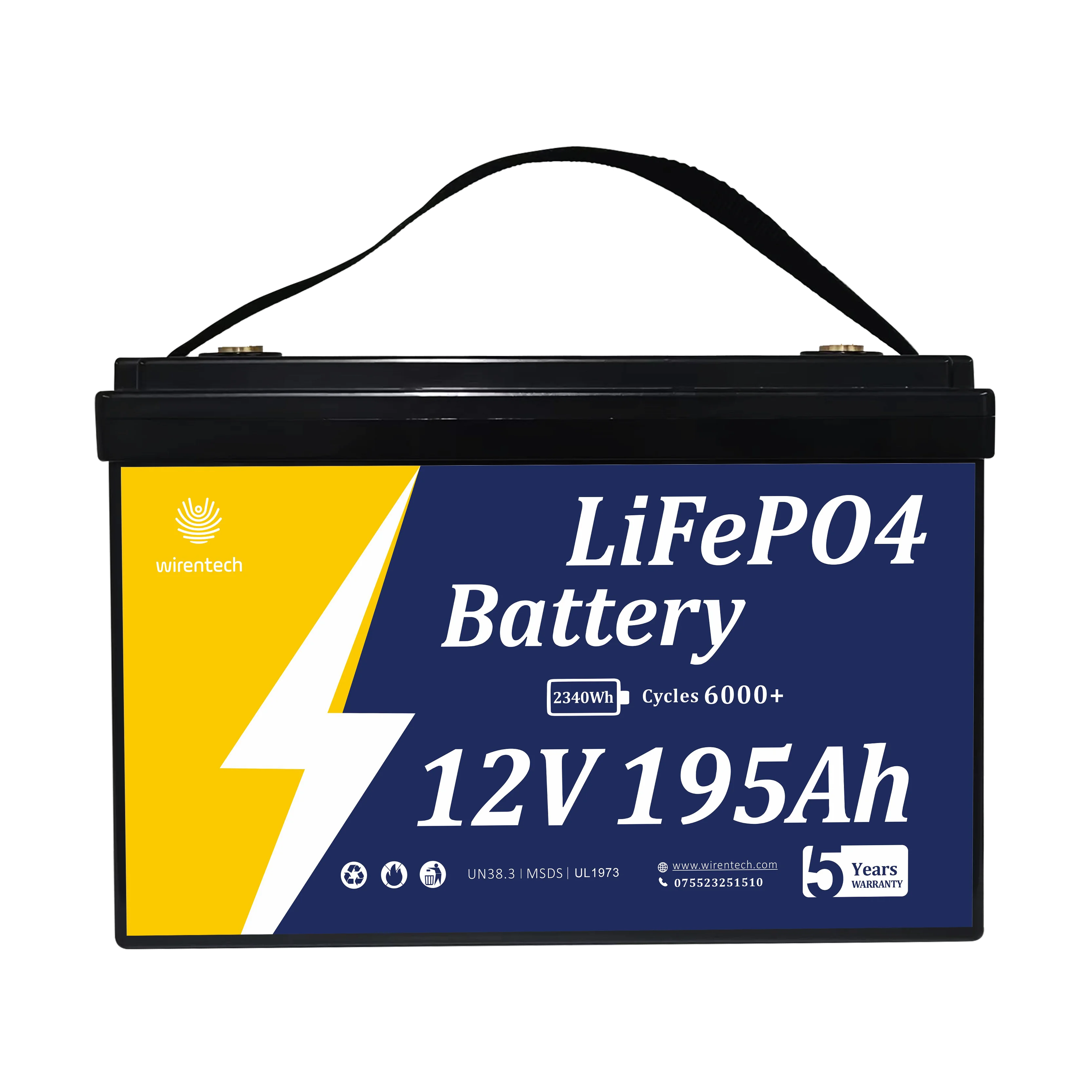12V 200Ah Deep Cycle Lithium Dual-purpose Backup Cranking Starting Battery Group 31 Lifepo4 Lithium Battery for Truck and Marine