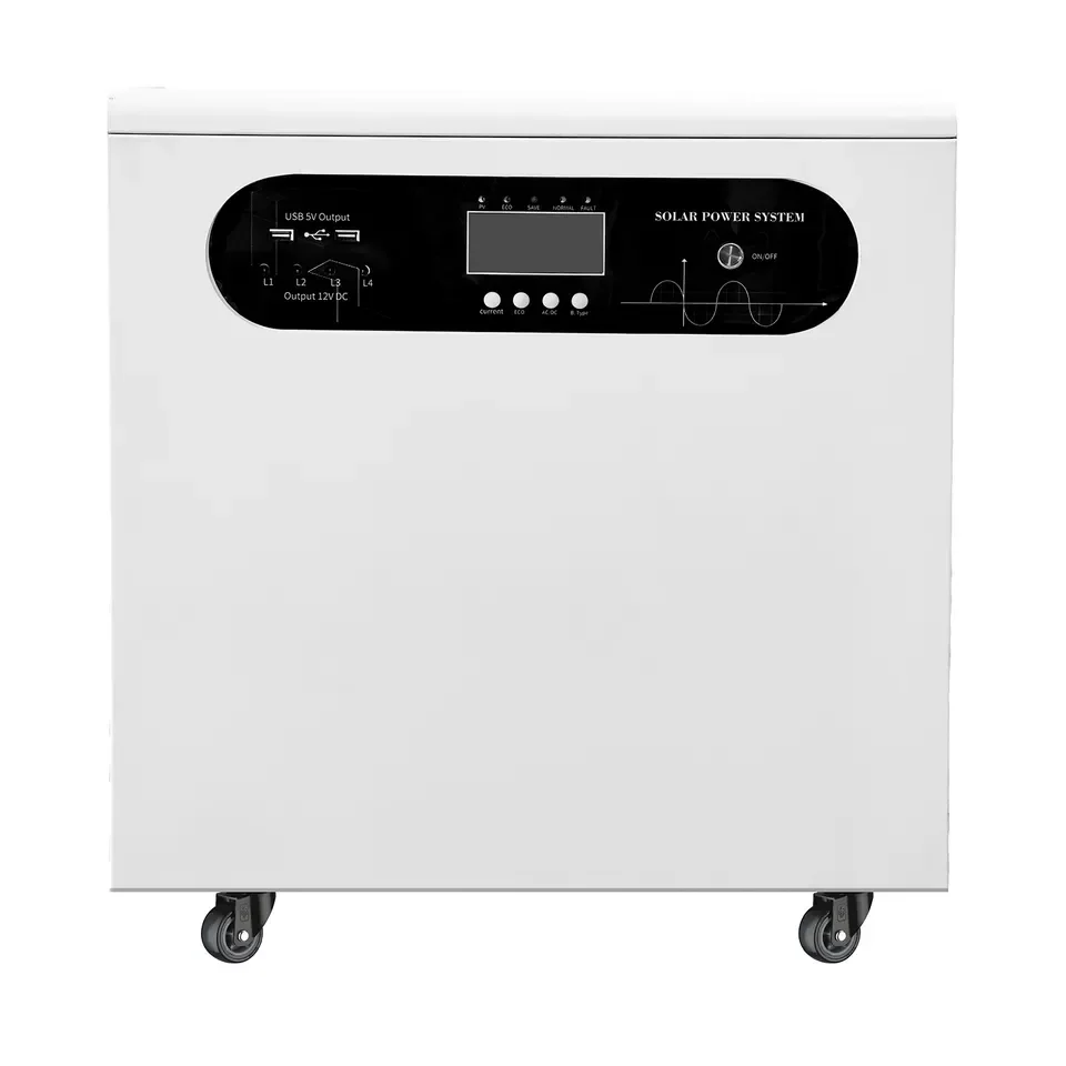 photovoltaic 5kw home solar power kit All In One Energy Storage System With Inverter PV panels And Lithium ion LiFePo4 Battery