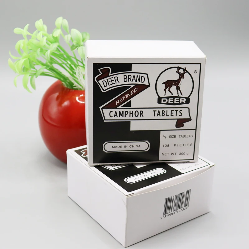 Strong supply capacity Africa 1/8oz 300g Deer brand Boxed Refined ritual camphor tablets