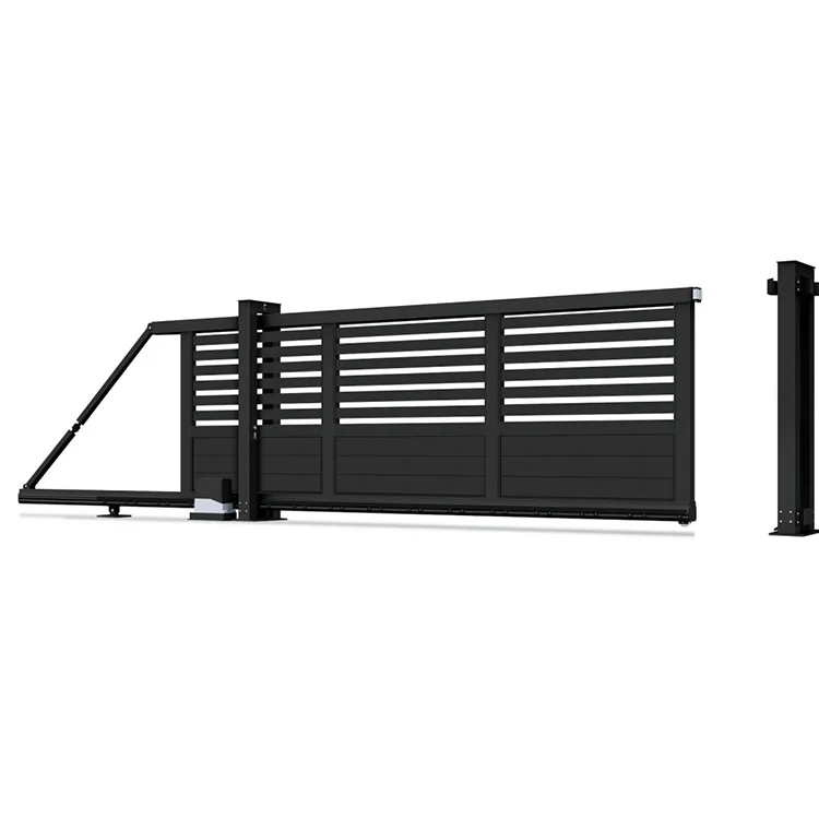 Luxury laser cut aluminium automatic metal detector gates automation kit