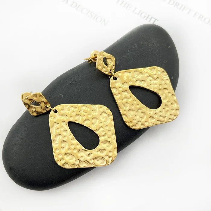 2024 Dazan New 18k Gold Plated Hypoallergenic Stainless Steel Vintage Artist Mushroom Earrings Valentine s Day Jewelry For Women