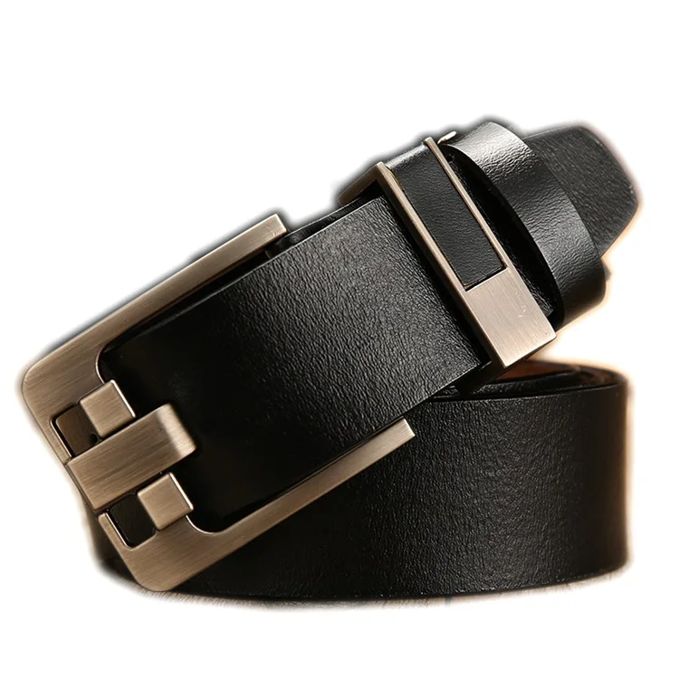 Men Belt Male High Quality Leather Belt Men Male Genuine Leather Strap Luxury Pin Buckle Belt 2022