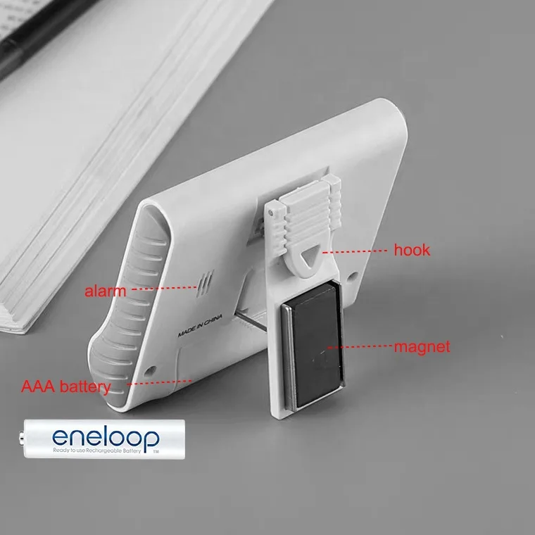 Multifunctional Small Digital Cooking Timer Exercise Alarm Clock with AAA battery