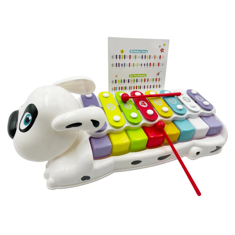 recommend Toddler Xylophone Piano Kids Early Educational Musical toy Baby musical percussion instrument plastic toy