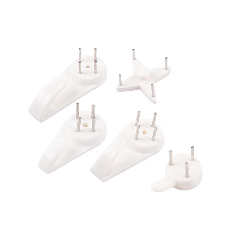 Non-Trace Wall Picture Plastic Hook  Hard wall Drywall hanger for Photo Frame Hanging