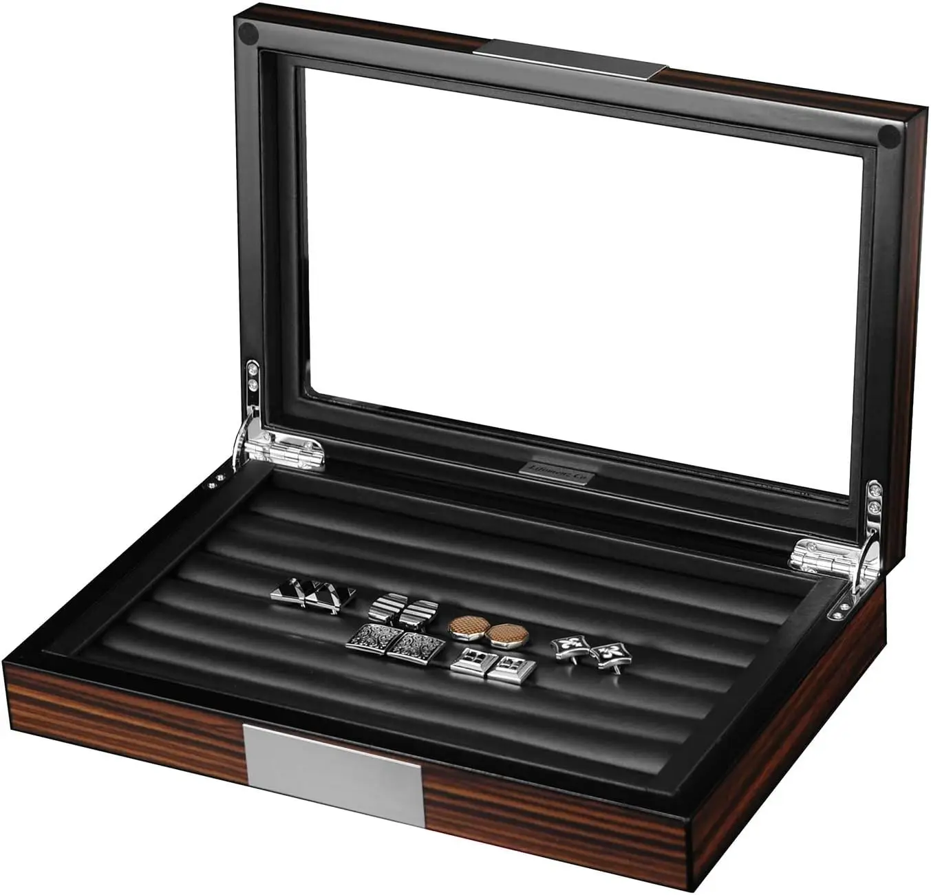 Custom Wooden Ring Gift Box Velvet Ring Box With Ring Jewelry Storage Packaging Box