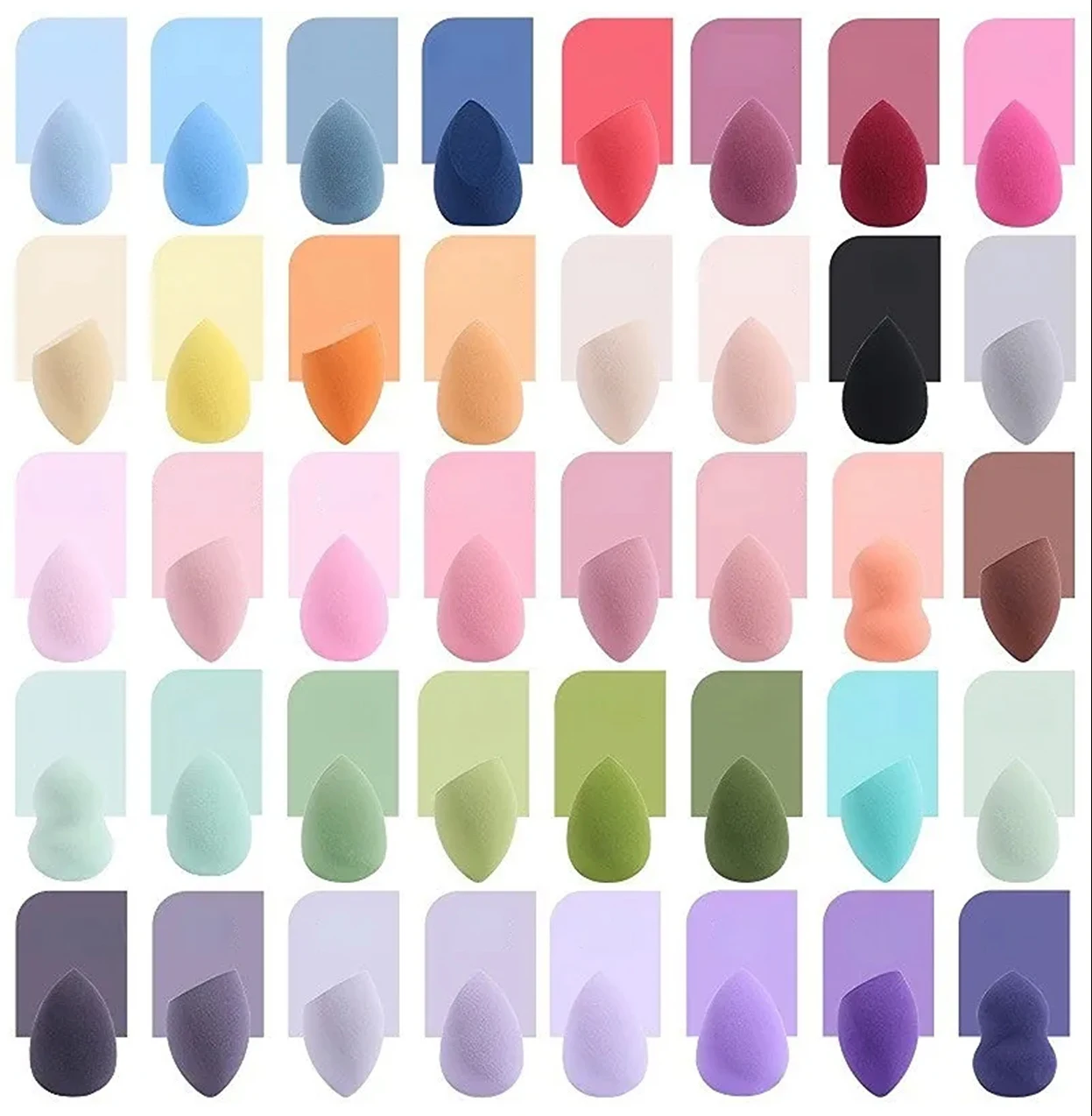 Facial Sponge Wholesale Mini Make Up Set Foundation BB Cream Beauty Blend magic Sponge Beauty Makeup Sponge with packaging box