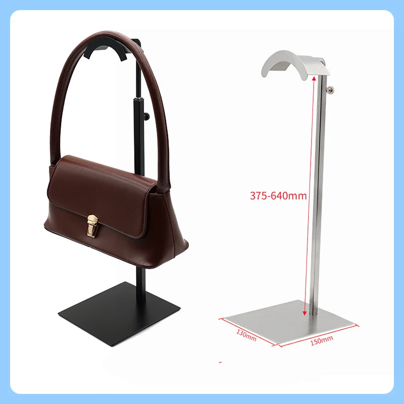 Durable Exhibition Hall Bracket High Quality Display Stand Adjustable Stainless Steel Handbag Stand