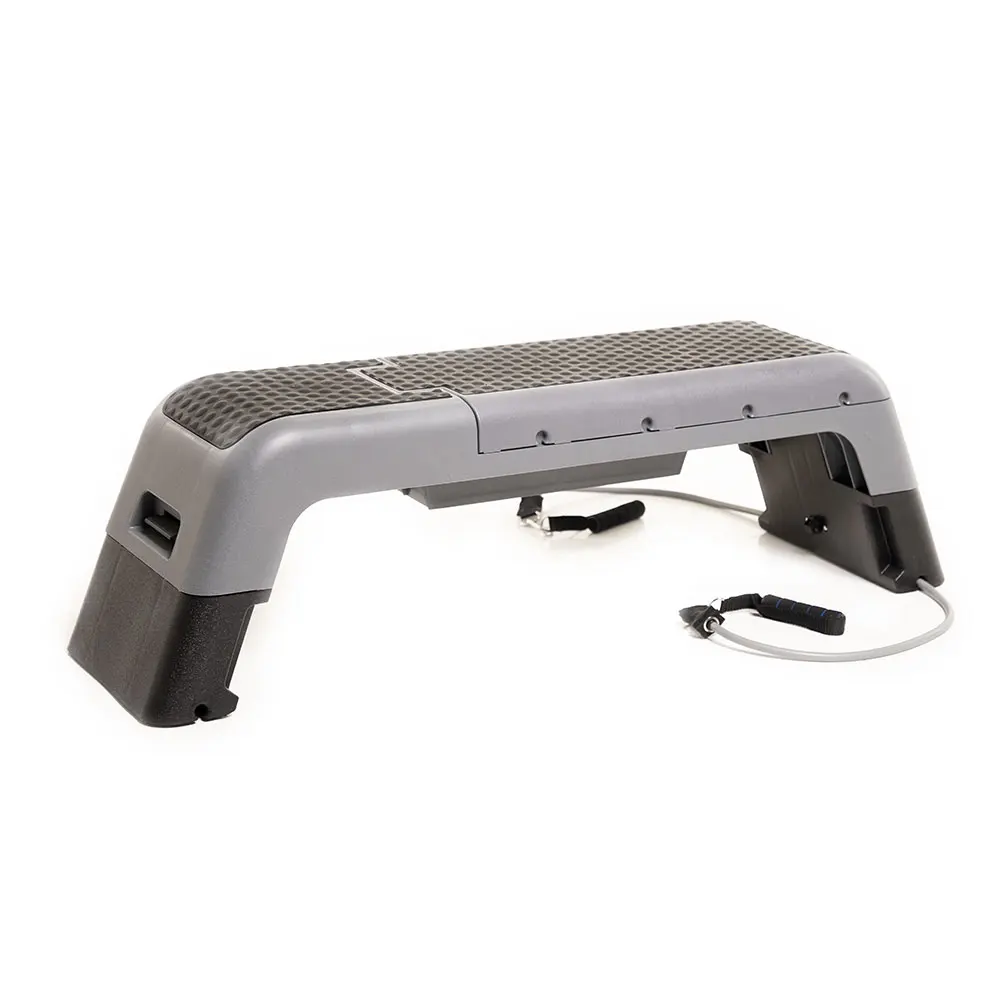 Multifunctional Adjustable Aerobic Step Deck Stepper Bench for Free Weight Training Intense Cardio Exercises