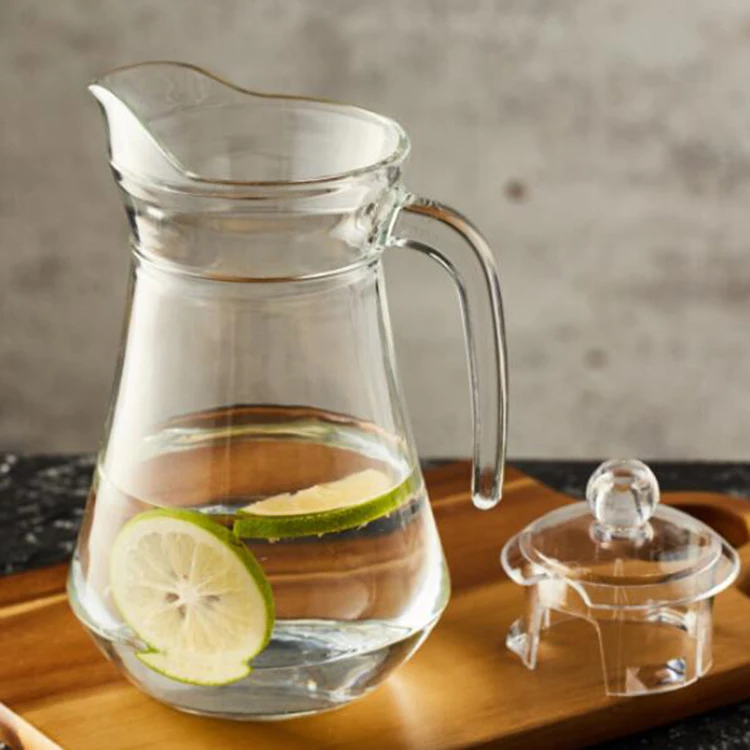 Glassware High Quality Glass Pitcher Clear Jug Carafe Cup Set Drinking Glass Set