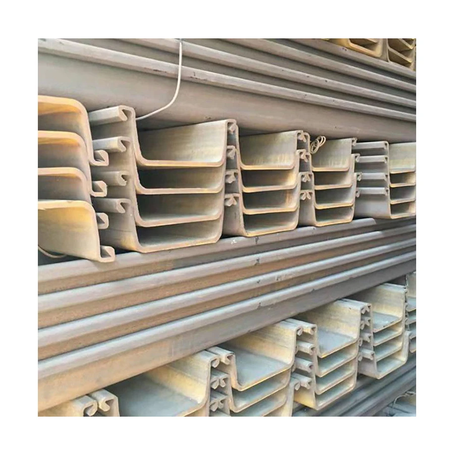 China Supplier Hot Rolled S355 Q345b Sy295 U Type Z Type Steel Sheet Pile with Manufacture Price