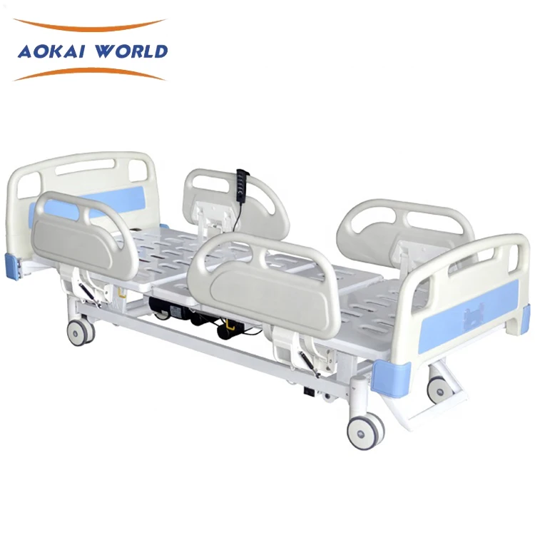 AK-3618K6 ABS Bed Board Timotion Motor Electrical Medical Three Functions Hospital Bed