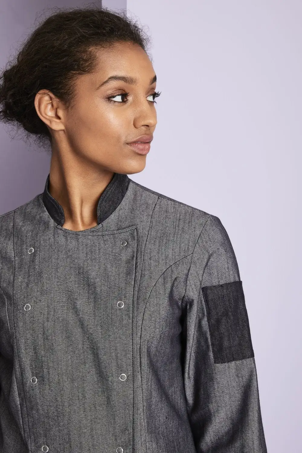 Высококачественная унисекс куртка с воротником-стойкой и длинным