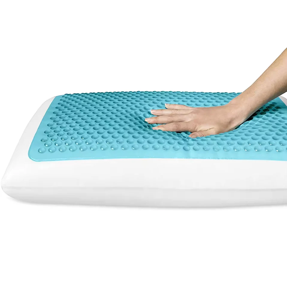 Memory Foam Bed Cervical Orthopedic Neck Rest Cooling Gel Memory Foam Pillow Orthopedic Coccyx Sciatica Surgery Recovery Pillow