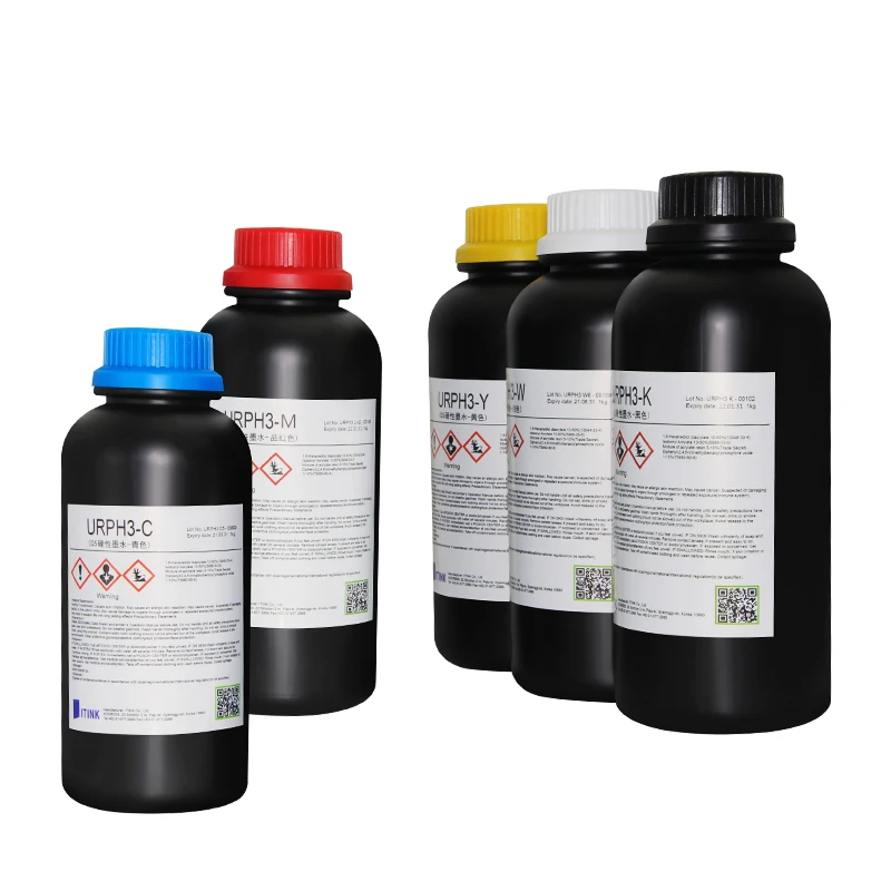 High Quality Korea IT UV Ink ITINK for Ricoh Gen5 5S G6 G5 printhead URPH3 LED UV INK Neutral Soft UVRC3 uv Ink