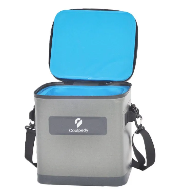 TPU Material Water Proof Picnic Built-in NBR Foam Insulated Cooler Storage Bag Multi-functional Camping Outdoor 20L Cub Food
