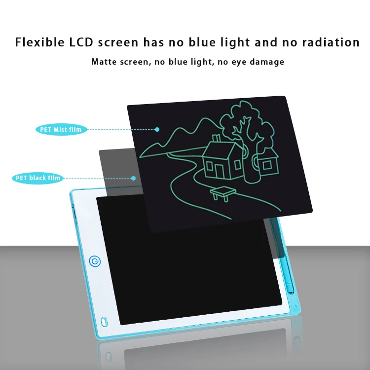 12 Inch LCD Electronic Drawing Tablet for Kids Portable Paperless Writing Board with Durable Educational Features Kids Gift Toy