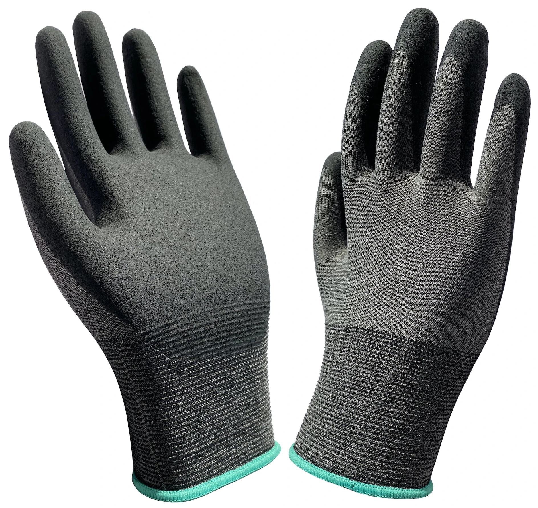 18 Gauge Blue Nylon No DMF Water Based PU Dipped Anti Static ESD Safety Glove