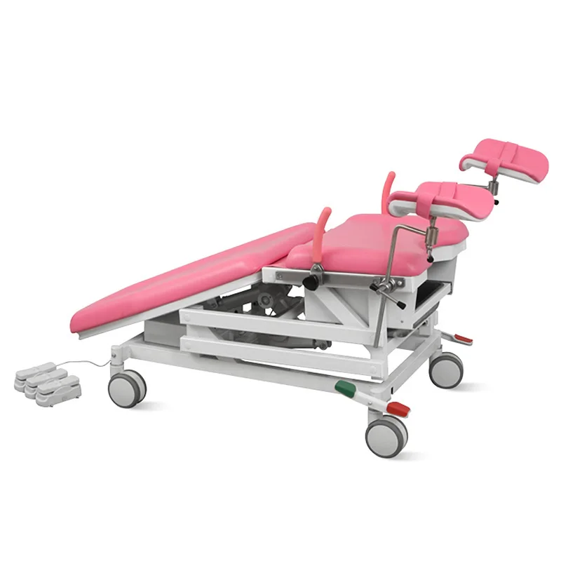 New Design Ce Certificated Medical Gynecological Portable Examination Table Chair For Hospital