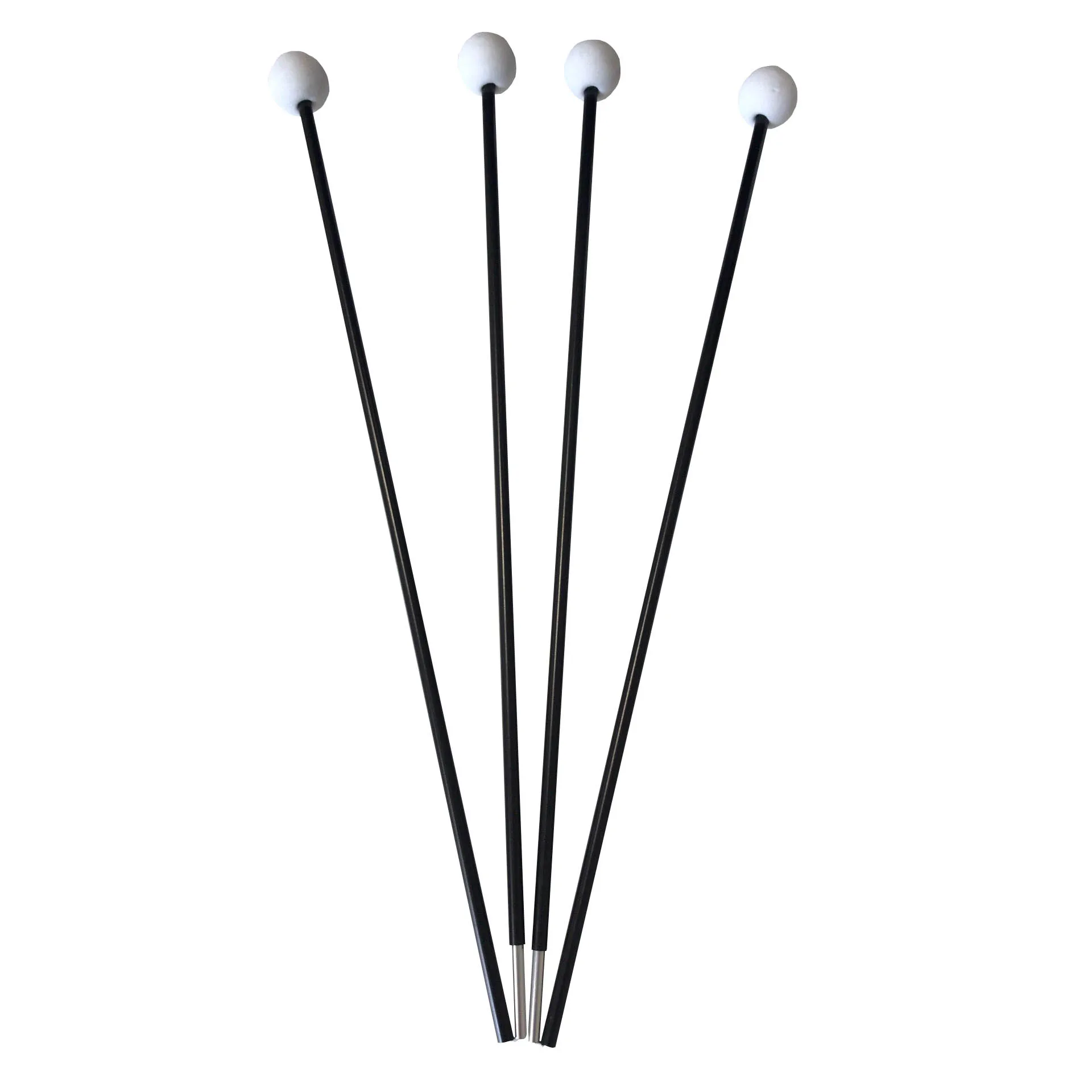 Aluminum 7001 6061 Seamless Pole With Black Ball On Top
