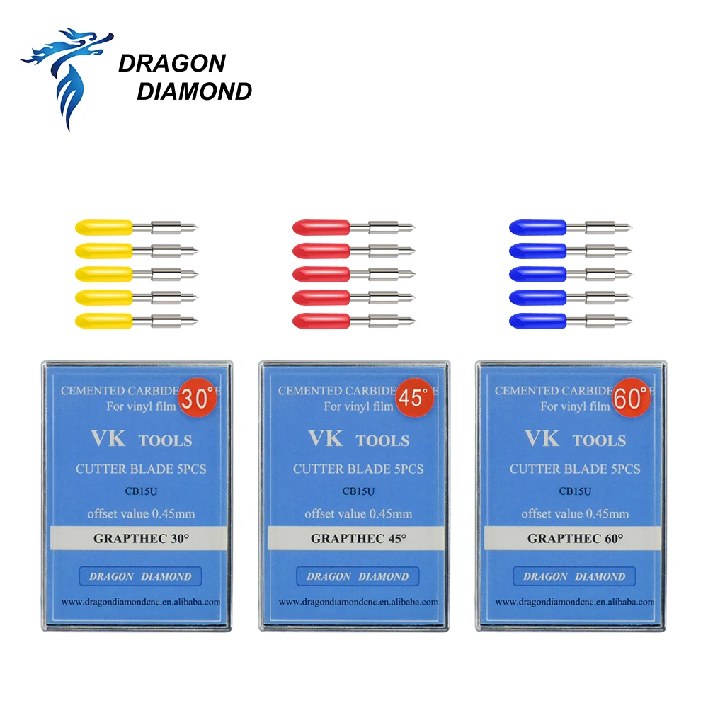 Sticker Vinyl cutter plotter Graphtec vinyl cutter machine CB15 Blade and holder 60 degree for vinyl sticker cutting machine