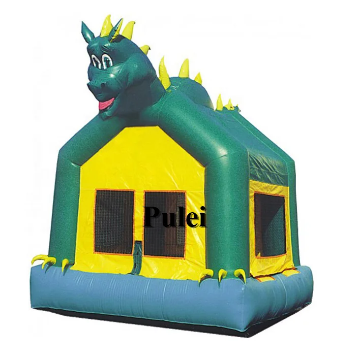 Commercial Cartoon Themed Cheap Backyard Bounce House Dinosaur Inflatable Bouncy Jumper Blow Up For Sale