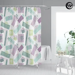Waterproof Christmas Gift Free Shipping Children Bath Shower Curtains Liner, Fashion Cartoon Cute Bathtub Bathroom Curtain/
