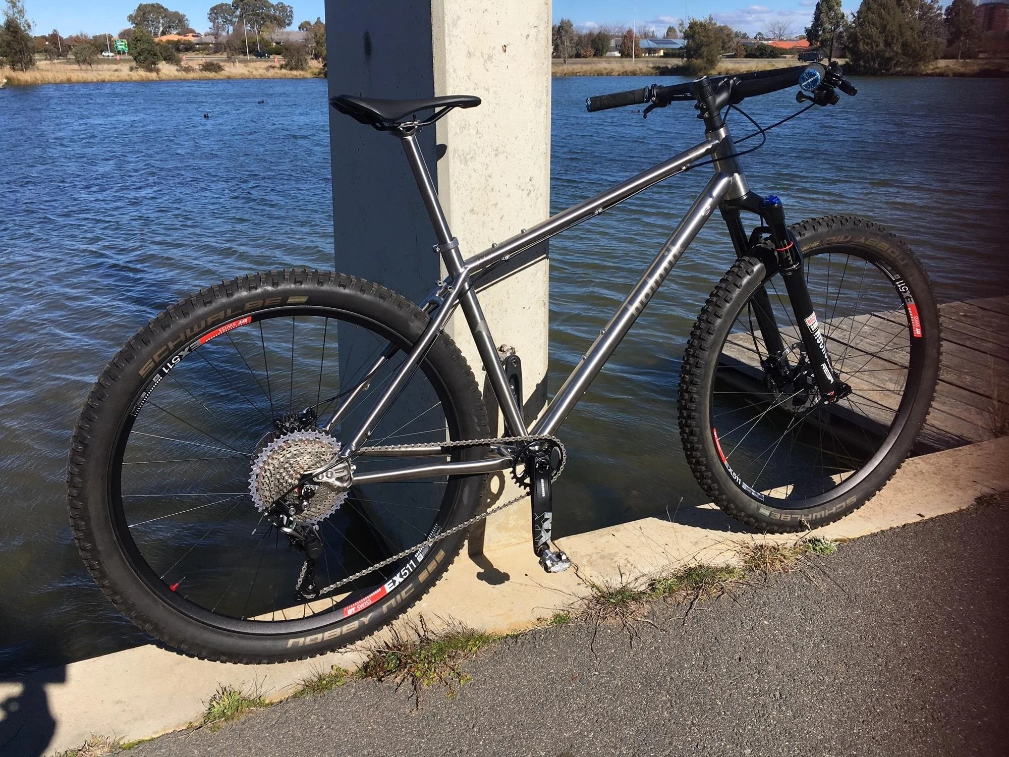  Sand balst logo 650b + титановая подвеска рамы для горного велосипеда mtb 27.5er подходят 3 0 толстых
