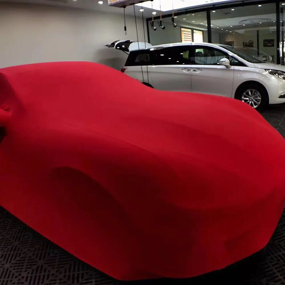 high elastic indoor premium exhibit material spandex  car cover
