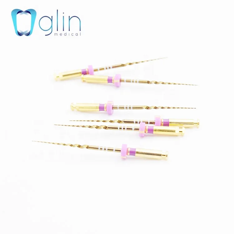 Glin Fast Delivery Dental Endo Heat Activation File  G Super Gold Rotary Files