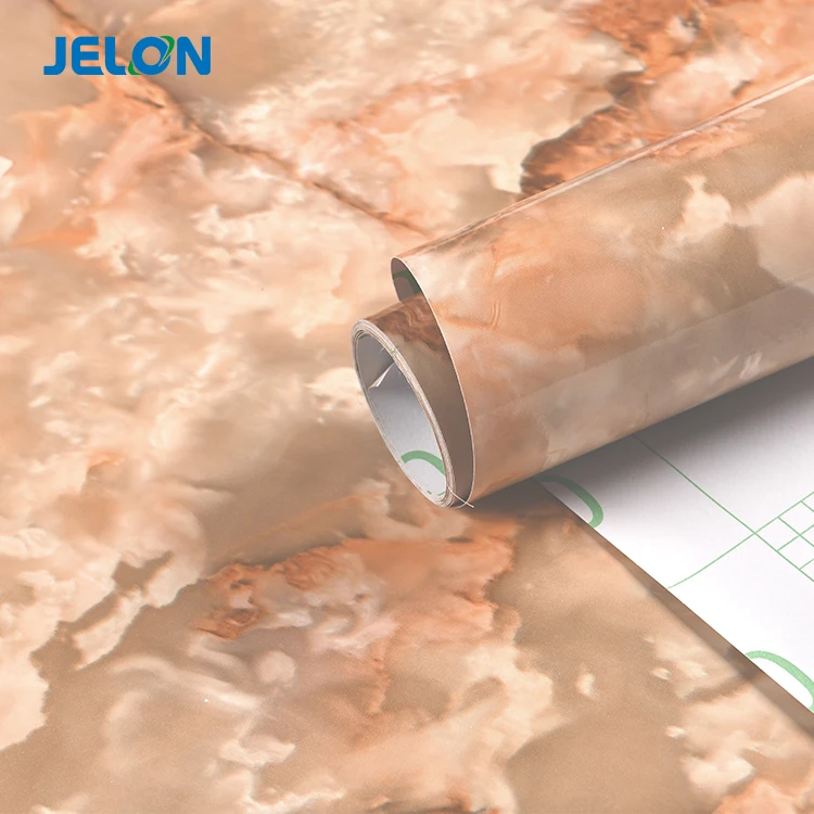 Sticker Vinyl Marble Grain Film Sale Wallpaperswall Coating Pvc Kitchen Bedroom Wallpaper Melamine Paper For Counter Top