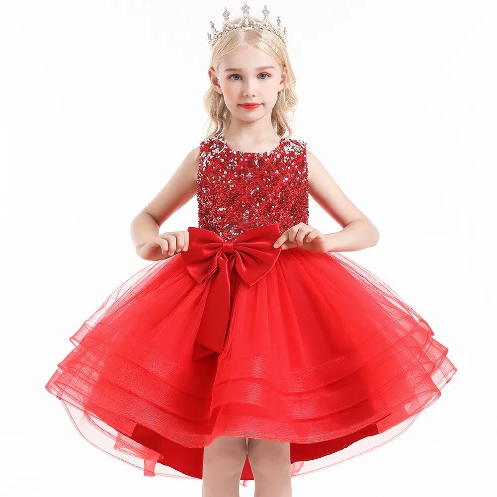 New Design Fancy Children Birthday Dress Kids Evening Party Dresses
