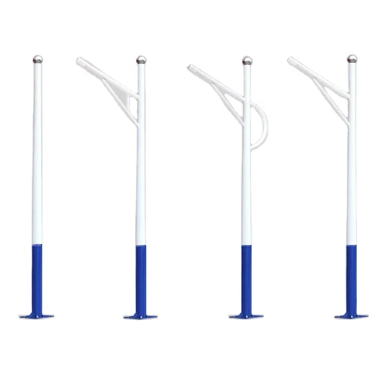 12M street light pole Q235 Hot-Dip galvanized street steel lighting lamp pole