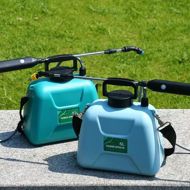 5L electric spray for agricultural disinfection and flower watering Shoulder mounted spraying charging sprayer for pesticide