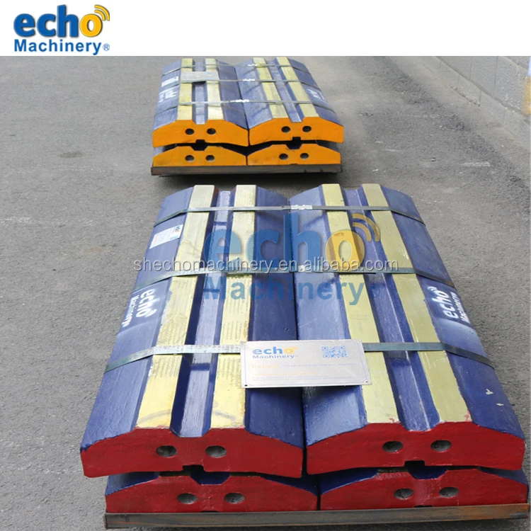 impact crusher components parts QI441 blow bar for crushing concrete with rebar