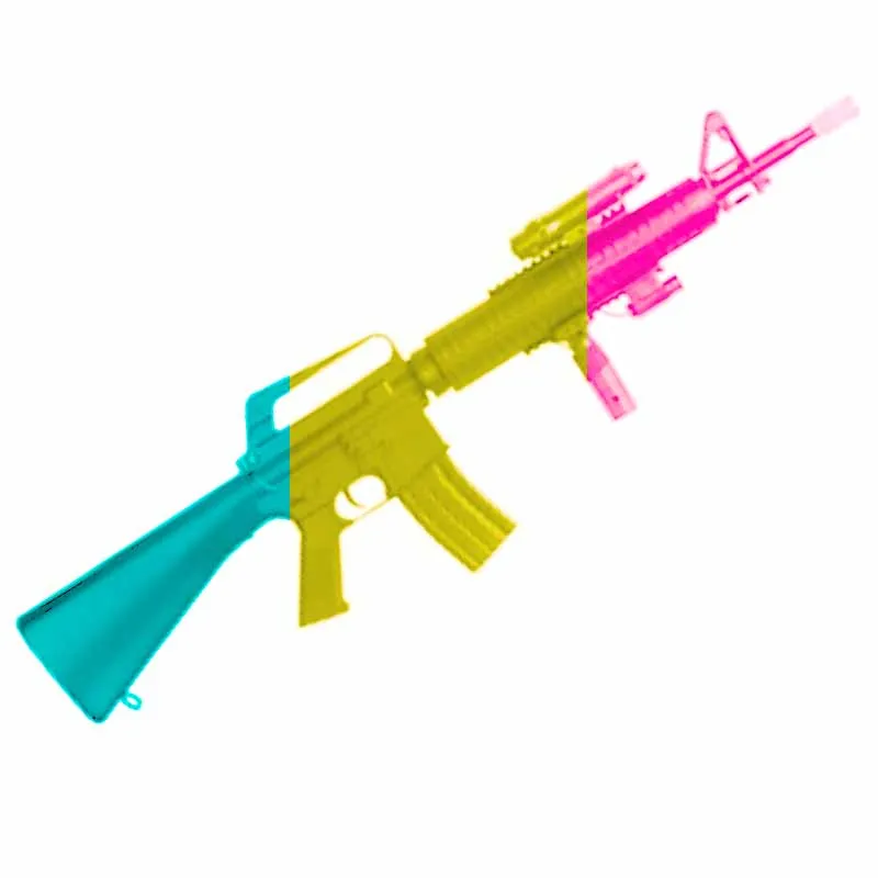 Игрушечная винтовка с ручным пружинным приводом