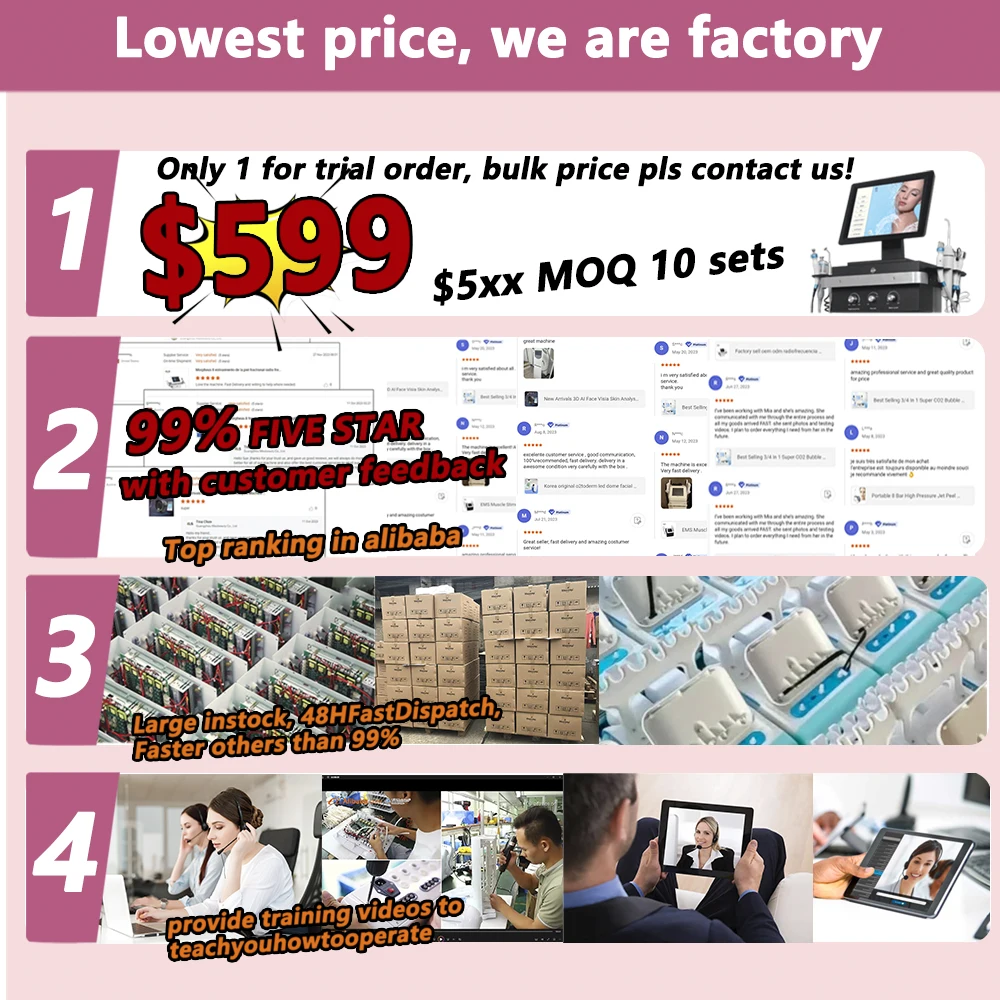 Facial Machine Hydro Multiple Options 5/6/7/8/9/10/11/12/14 En 1 Best Aqua Peel Facial Machine