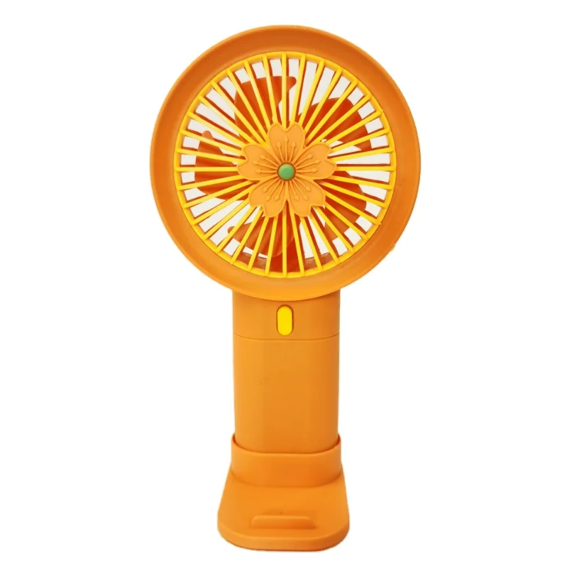 Portable Mini USB Charging Fan Cute Cartoon Design Big Wind for Students for Desktop or Household Use