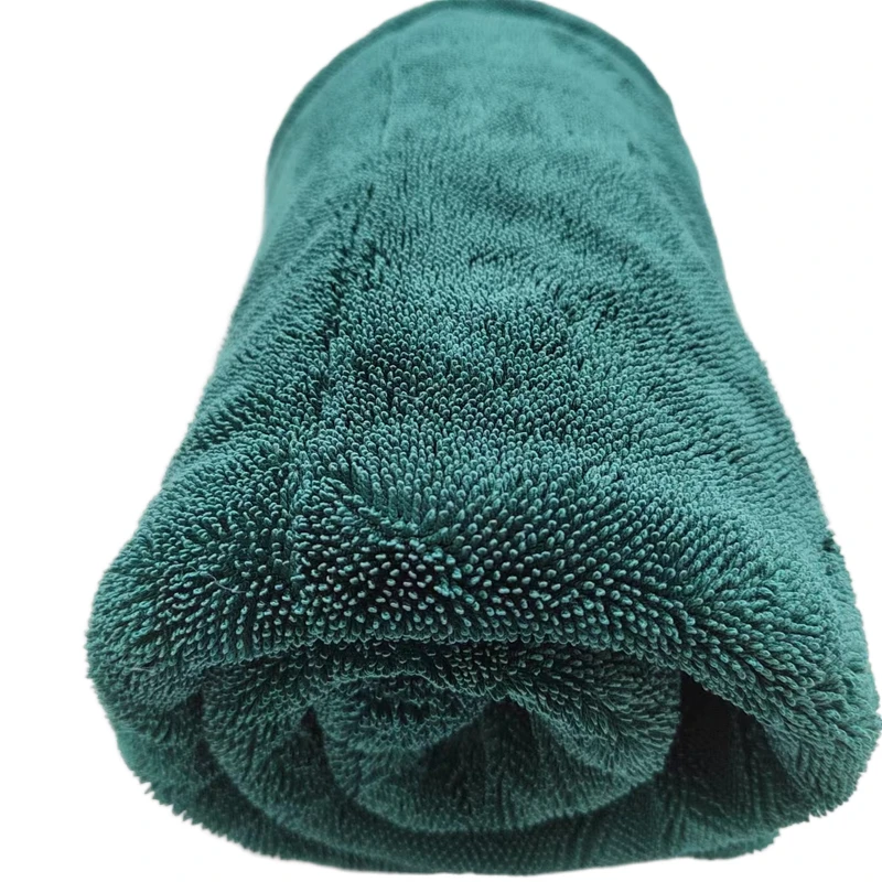 Ultra Soft Big Size 60x90cm 60x80cm 600gsm 700gsm 1200gsm 1400gsm Twist Loop Micro fiber Car Glasses Cleaning Towel