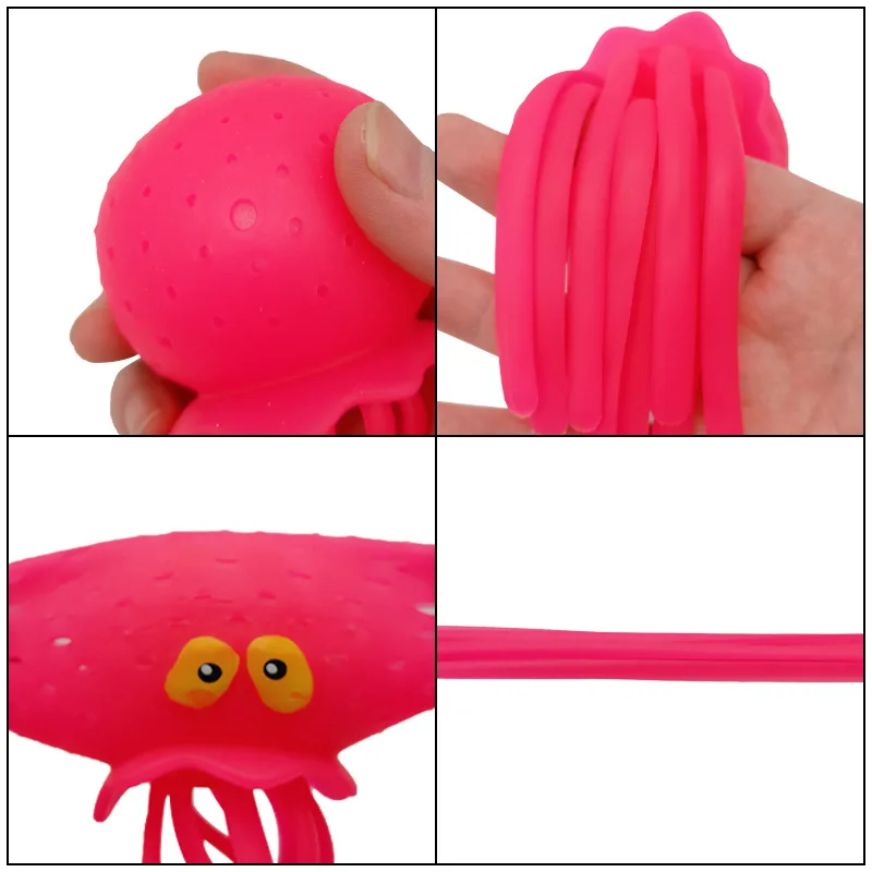 Hot Sale Octopus Water Ball Pool Toys Water Octopus Sea Animal Swimming Decompression Toy Summer Bath Toy for Kids