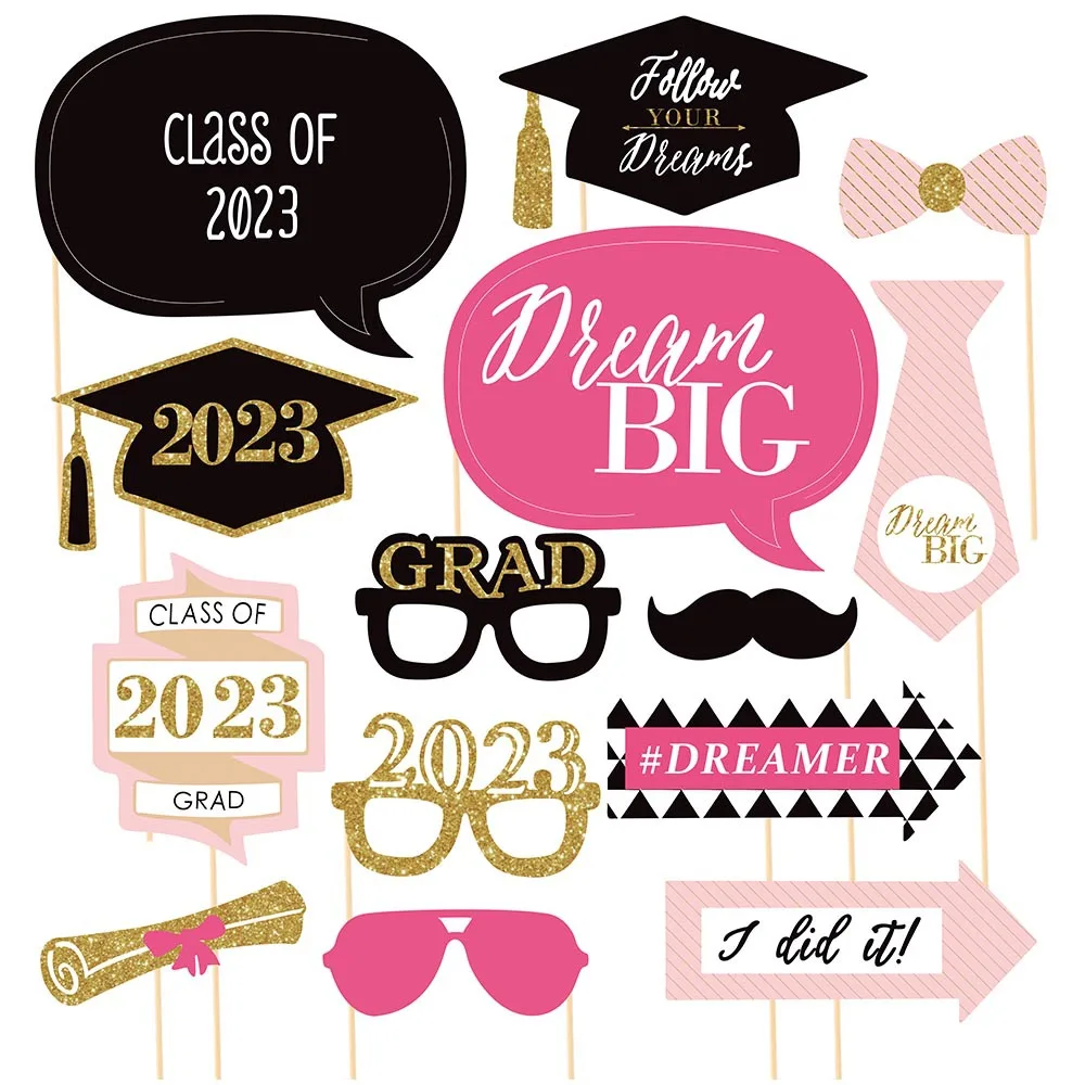 2023 Graduation Party Decorations Ceremony Props Photo Background Party Supplies Decorations Graduation Photo Props