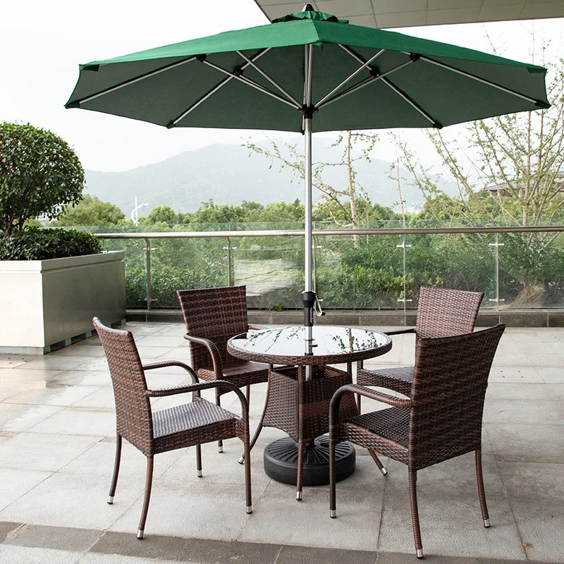 Glamping high quality windproof patio garden umbrella outdoor parasols aluminum beach umbrella with stand