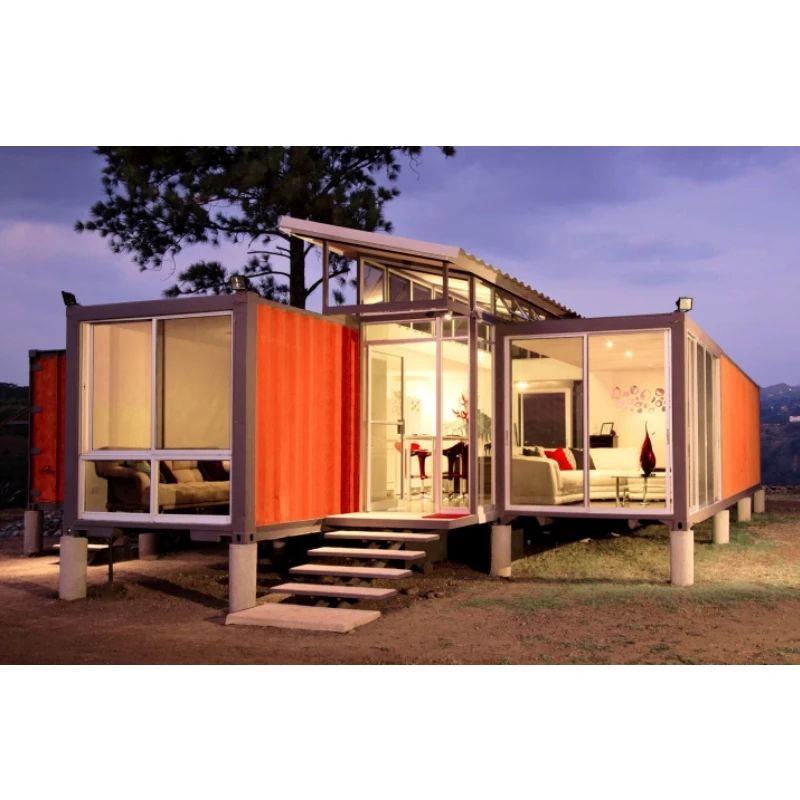 Luxury prefab modular foldable house expandable container prefabricated prefab container homes with toilet bathroom kitchen
