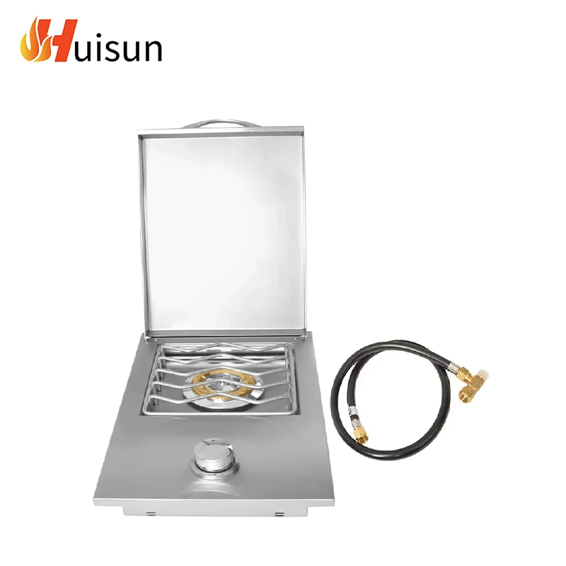 Professional Manufacturers Built In Grill Cabinet Grill Side Mini Single Gas Stove Round Burner