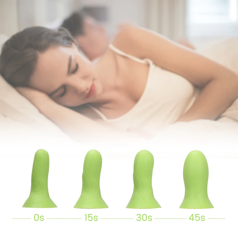 Sound Insulation Hearing Protection Earplugs Noise Reduction Sleeping Plugs Soft Sponge Ear Plugs