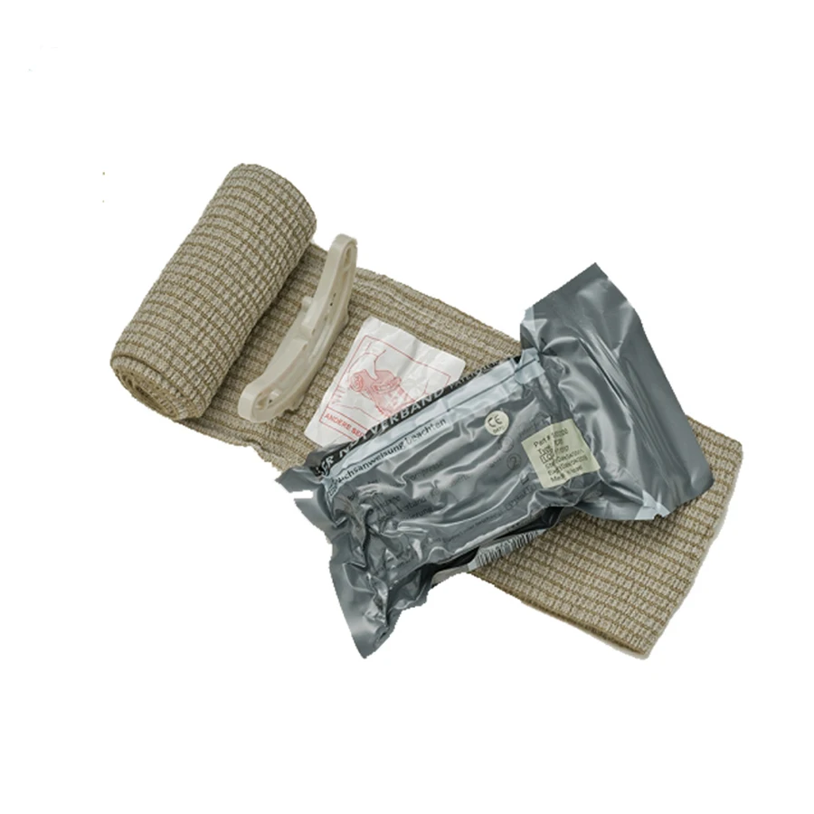 Medmount First Aid 4/6inches Trauma Elastic One-handed Emergency Military Bandage for Traumatic Hemorrhagic