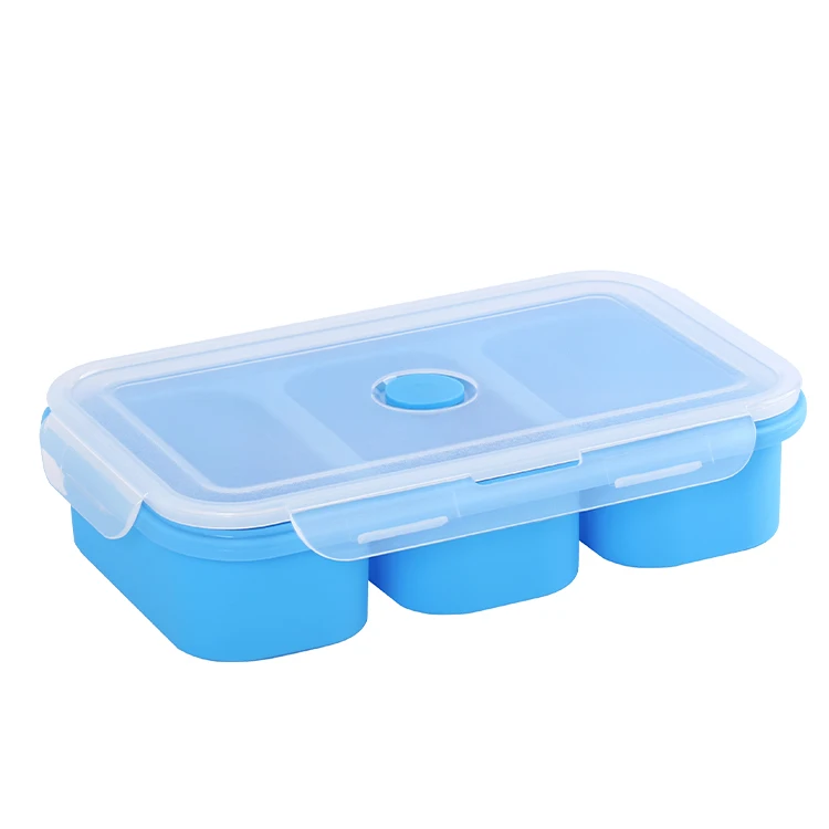 Home Kitchen Multi color Soup jelly maker Freezer Storage Containers Food Grade Silicone mold ice cube Tray soup cube mold
