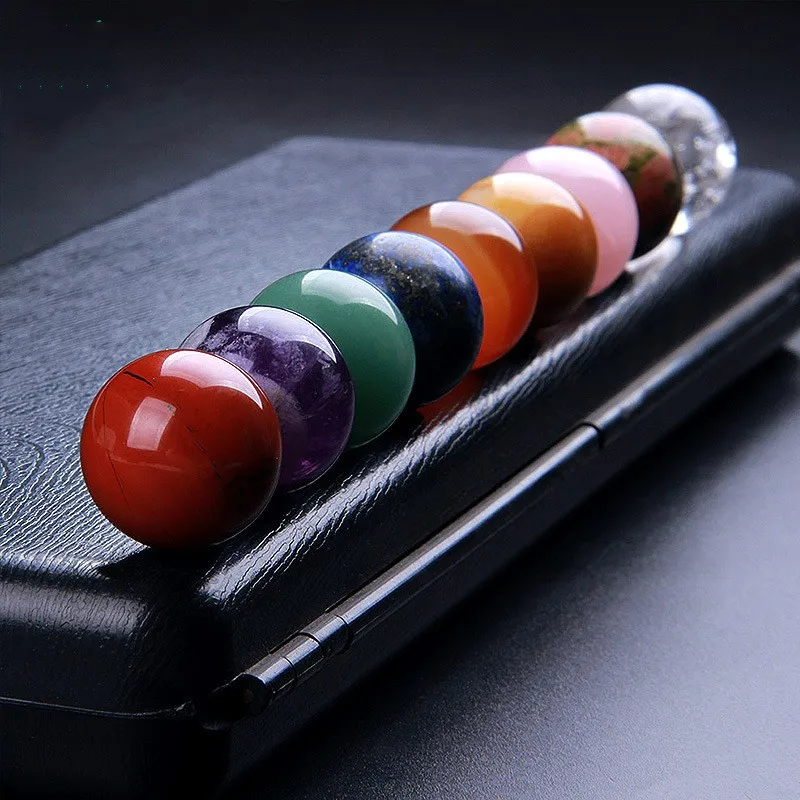 Wholesale natural red tiger eye stone ball semi-precious stone mixed hand to play ball ornaments