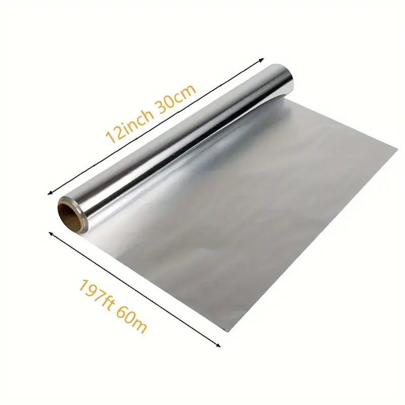 Wholesale Aluminum Foil ROll 1235 8011 Food Aluminium Paper Coil 10 Micron 150m Price For Wrapping