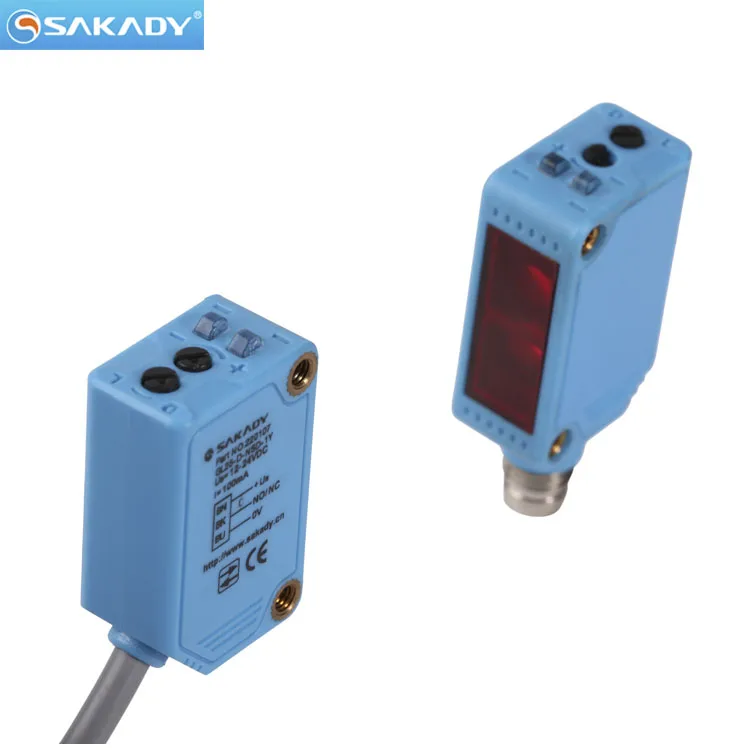 Range 2mm Length Gaps Labels Slot For Packing Industry 12~24v Dc Photoelectric Switch Sensor